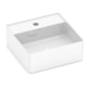 Cuba De Apoio Quadrada Com Mesa Design D3 35x35cm Branco Brilho Celite - b78a3a84-1d83-4bec-b6aa-bc994b9b74ba