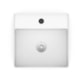 Cuba De Apoio Quadrada Com Mesa Design D3 Branco Brilho Celite 35x35cm - dbf3998b-c0c6-4283-b15f-9c9276b7cf71