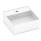 Cuba de Apoio Quadrada Com Mesa Platinum P4 35x35cm Branco Incepa - 57b6f51e-119b-4cc2-84bf-76f6a2cbb59b