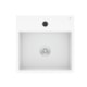 Cuba de Apoio Quadrada Com Mesa Q6 Basic Branco Celite 35x35cm - db8310c2-7427-4ef8-9943-8e05f470a7a5