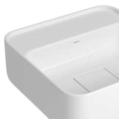 Cuba De Apoio Quadrada Com Mesa Slim Branco Deca 30cm