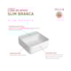 Cuba De Apoio Quadrada Com Mesa Slim Branco Deca 30cm - c30db319-a3ed-4869-9d03-99958b0d4e86