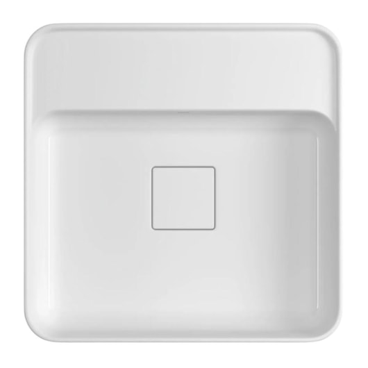 Cuba De Apoio Quadrada Com Mesa Slim Branco Deca 40cm - Imagem principal - f9f7cf12-763f-4c73-9052-04dc95e8c036