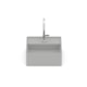 Cuba de Apoio Quadrada Com Mesa Terra T7 Stone Roca 30x30cm - 4e1aaa42-44ea-48b3-8c7f-6f8661046ae5