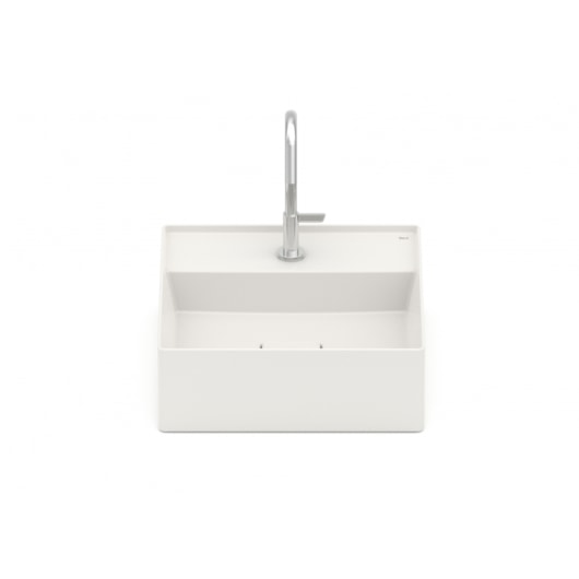 Cuba de Apoio Quadrada Com Mesa Terra T8 Beige Roca 35x35cm - Imagem principal - 739569a0-c79e-42a4-95cb-c815e769423a