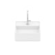 Cuba de Apoio Quadrada Com Mesa Terra T8 Branco Matte Roca 35x35cm - 6dab4d8b-b0a9-4a81-afc3-332092139a94