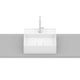 Cuba de Apoio Quadrada Com Mesa Terra T9 Branco Matte Roca 40x40cm - 9c832f52-9300-4b1e-a8d0-4bf57d1f79a5