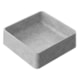 Cuba De Apoio Quadrada DocolBloc Concreto Natural Docol 36x36x12cm - 58465c3d-33f9-461d-ad1f-6cb26ba97f8a