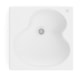 Cuba De Apoio Quadrada Ruy Ohtake 41X41cm Branco Matte Roca - 5afe98bc-8079-4ade-9412-c2635a6aaf57