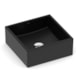 Cuba De Apoio Quadrada Sem Mesa Basic Q5 35x35cm Matte Black Celite - 57d04b73-a90b-4813-99ae-c2272060cda9