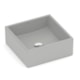Cuba De Apoio Quadrada Sem Mesa Basic Q5 35x35cm Stone Celite - cbfdcfce-8c5d-4f01-856c-6588bea9f42e