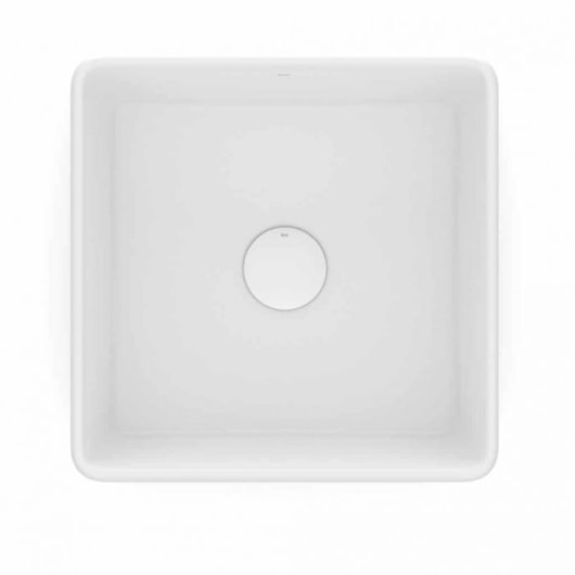 Cuba de Apoio Quadrada Sem Mesa Optica CQ35 35x35cm Branco Matte Roca - Imagem principal - f7e5b18a-caf9-49e2-8fb6-d091538b7bf0