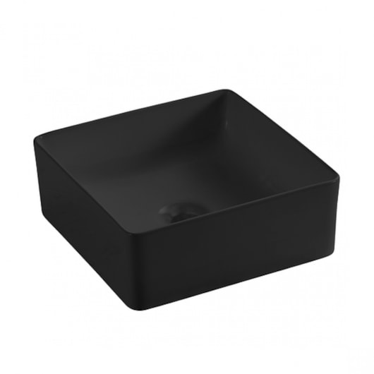 Cuba de Apoio Quadrada Sem Mesa Preto Lexxa 30,5x30,5x11,5cm - Imagem principal - e539966e-005f-40cf-9cce-20e148555280