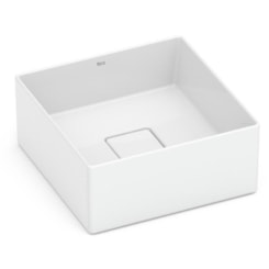 Cuba de Apoio Quadrada Sem Mesa Terra T3 Branco Roca 30x30cm
