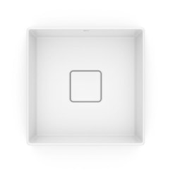 Cuba de Apoio Quadrada Sem Mesa Terra T3 Branco Roca 30x30cm