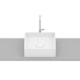 Cuba de Apoio Quadrada Sem Mesa Terra T4 Branco Matte Roca 35x35cm - 9cce6786-4883-42ef-a62d-740bf3745dbe