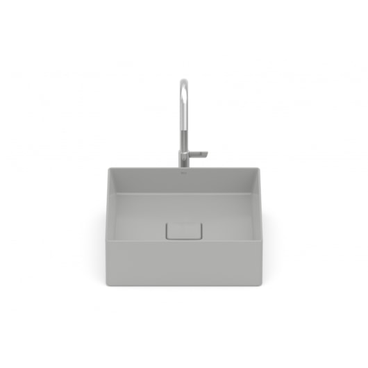 Cuba de Apoio Quadrada Sem Mesa Terra T4 Stone Roca 35x35cm - Imagem principal - 04ed0386-4b5d-4946-879c-73599d760eaf