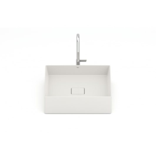 Cuba de Apoio Quadrada Sem Mesa Terra T5 Beige Roca 40x40cm - Imagem principal - 133543d7-c434-4ab2-88a3-1598a6c1ef42