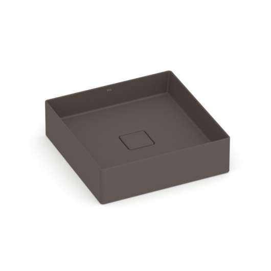 Cuba de Apoio Quadrada Sem Mesa Terra T5 Café Roca 40x40cm - Imagem principal - db80ade4-8a2f-4d37-8a46-97fa3d22bb25