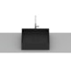 Cuba de Apoio Quadrada Sem Mesa Terra T5 Matte Black Roca 40x40cm - 318c0057-0543-4740-ba4e-f7d1a5bcfc5f