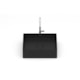 Cuba de Apoio Quadrada Sem Mesa Terra T5 Matte Black Roca 40x40cm - d16388aa-8a56-4531-949c-27cd23494f8b