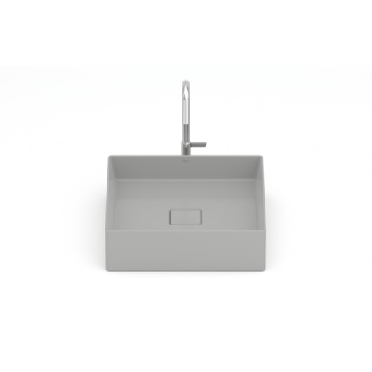 Cuba de Apoio Quadrada Sem Mesa Terra T5 Stone Roca 40x40cm - Imagem principal - e88908f8-244d-4401-a1c5-f4d0362b52f4