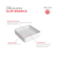 Cuba De Apoio Quadrada Slim Deca Branco 40cm - b99092ba-accc-4bd6-9e82-8b9c8ff59853