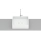 Cuba De Apoio Quadrada Terra T5 Branco Roca 40x40cm - 6300bb4c-b8a0-4669-8cc2-c44f673a6ba2