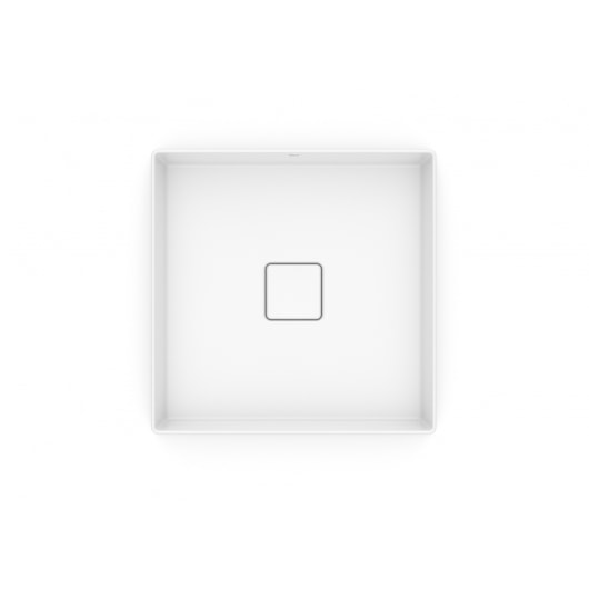 Cuba De Apoio Quadrada Terra T5 Branco Roca 40x40cm - Imagem principal - 3c4c7b2d-3b83-4beb-b4df-411fe5958b8d