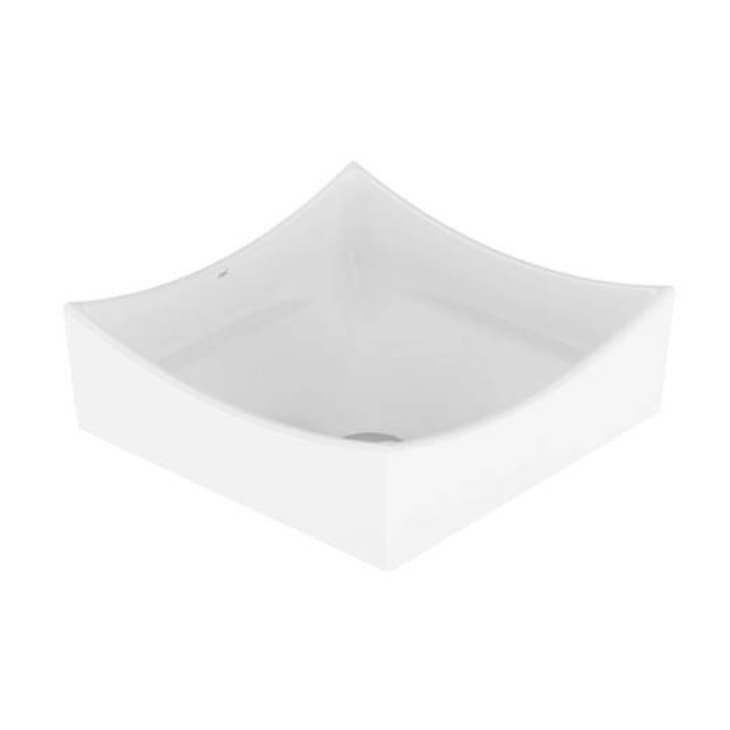 Cuba De Apoio Ravena Branca Japi 34,5x34,5x15,5cm