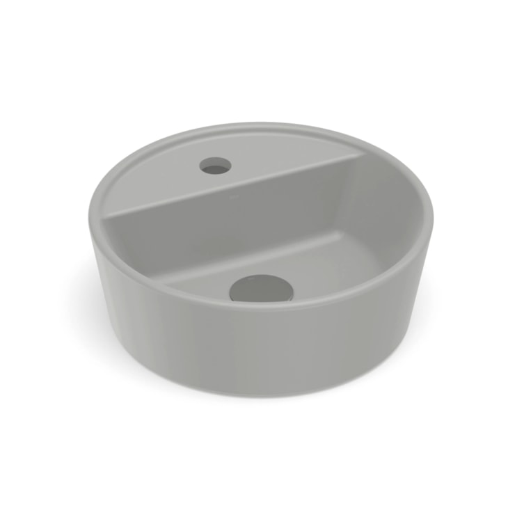 Cuba de Apoio Redonda Com Mesa Optica CR37 37cm Stone Roca