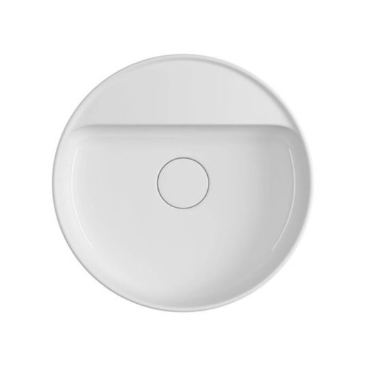 Cuba De Apoio Redonda Com Mesa Slim Branco Deca 40 cm - Imagem principal - 62d08453-6160-4399-9910-01e3e2817b01