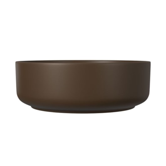 Cuba De Apoio Redonda Com Mesa Slim Marrom Fosco Deca 40 cm - Imagem principal - f57a9701-0eac-42b1-902f-28b64a6f0af5