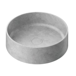 Cuba de Apoio Redonda DocolBloc Concreto Natural Docol 39x12 cm