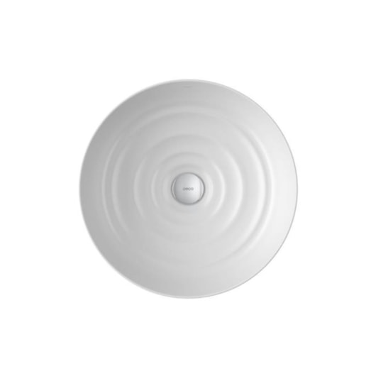 Cuba De Apoio Redonda Gota Branco Fosco Deca 40cm - Imagem principal - 270e082c-5766-4784-be11-b615fdb814b8