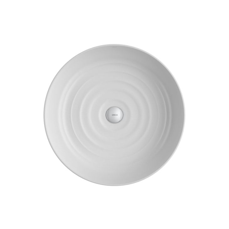 Cuba De Apoio Redonda Gota Branco Fosco Deca 50cm