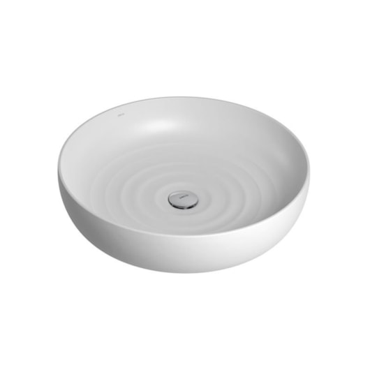 Cuba De Apoio Redonda Gota Branco Fosco Deca 50cm - Imagem principal - 71907870-f3db-479d-af27-0dbd6d23bb6f