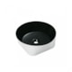 Cuba de Apoio Redonda Interno Preto E Externo Branco Lexxa 40x14cm - 22032a8f-8459-4439-a236-3daa5b65058e