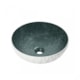 Cuba de Apoio Redonda Interno Verde Texturizado E Externo Branco Relevo Sem Mesa Lexxa 39,5x12cm - 3561acb8-68fc-4261-af58-85ca9a029ffa