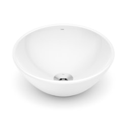 Cuba de Apoio Redonda Loft R1 Branco 35cm Incepa