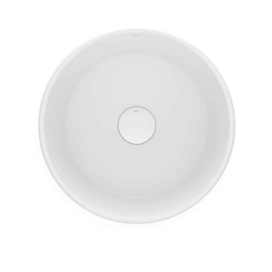 Cuba de Apoio Redonda Sem Mesa Optica CR35 35cm Branco Matte Roca - Imagem principal - 1b22e443-5f58-4bdc-9e83-deded8cd9e3e