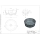 Cuba de Apoio Redonda Sem Mesa Optica CR35 35cm Café Roca - 4d564470-4ed0-4de3-99b0-d310d38eac45