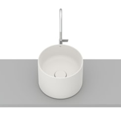 Cuba de Apoio Redonda Sem Mesa Terra T1 Beige Roca 30cm