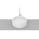 Cuba de Apoio Redonda Sem Mesa Terra T1 Branco Matte Roca 30cm - 3d9a1ac2-06a7-4b6b-8d30-9bead3f0cb0d