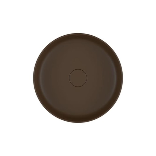 Cuba De Apoio Redonda Slim Marrom Fosco Deca 40cm - Imagem principal - 242d9d2c-33a5-4e82-8a74-4ffb4e1dab37