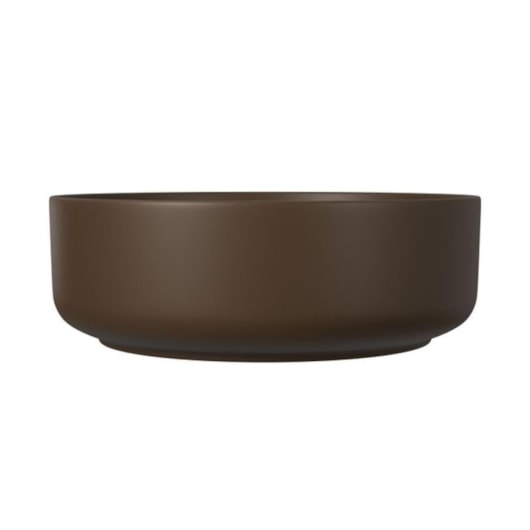 Cuba De Apoio Redonda Slim Marrom Fosco Deca 40cm - Imagem principal - b4dc593a-5f83-41f4-b3d1-2b797cab1b6f