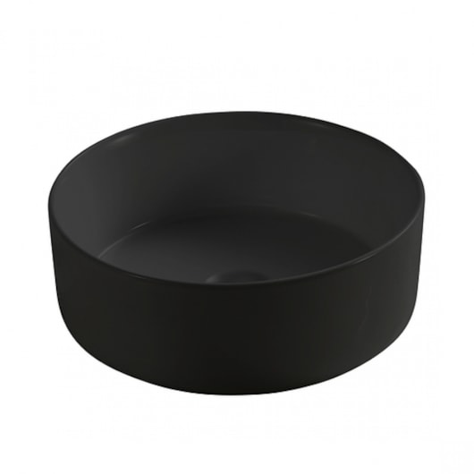 Cuba de Apoio Redonda Sobrepor Sem Mesa Preto Lexxa 30,5x15cm - Imagem principal - f448ecce-70cc-436d-b1ed-101402710abc