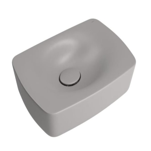 Cuba De Apoio Retangular 50cm Liquid Soft Antrácite Deca 50cm - Imagem principal - e5c58593-7da5-4e6f-a4a3-c6b021ad1012