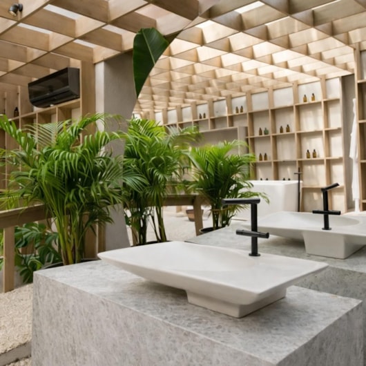 Cuba De Apoio Retangular Arthur Casas Stone Deca 69x45cm - Imagem principal - 5227a2cb-d2c3-48ae-80d4-c84e1fb2e860