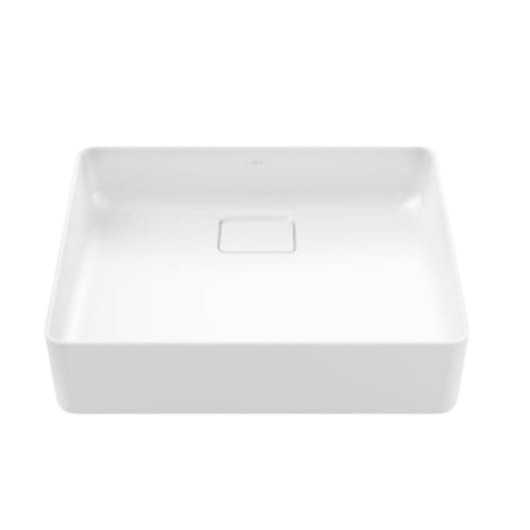 Cuba De Apoio Retangular Borda Fina Flow Branco Docol 50x40x12,5cm - Imagem principal - 9bd891d4-35cb-41bd-85f5-a63fb15effd8